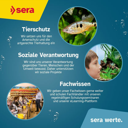 sera Pond Laubkescher mit Teleskopstiel 220 cm, Netz 60 x 50 cm
