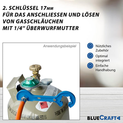 Bluecraft Gas-Hockerkocher 10,5 KW Profi mit Zündsicherung