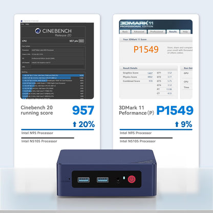 Beelink Mini S12 Mini PC - Alder Lake N95 16GB RAM 500GB SSD