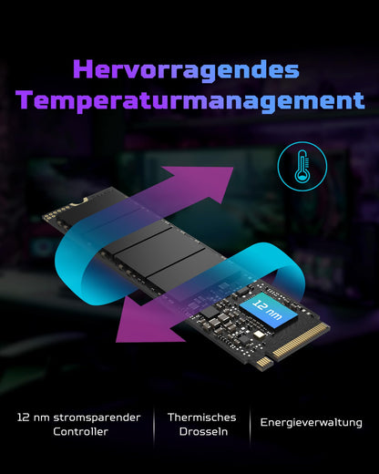 Acer Predator GM7 1TB M.2 NVMe SSD PCIe 4.0 für PC, Laptop und PS5