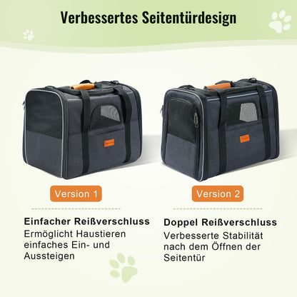 morpilot Katzentransportbox für Katzen und Welpen bis 7 kg