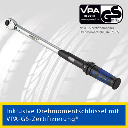 Goodyear Radwechselset 6-teilig - Drehmomentschlüssel