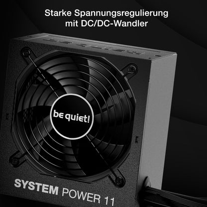 be quiet! System Power 11 ATX Netzteil 550W 80 Plus Bronze