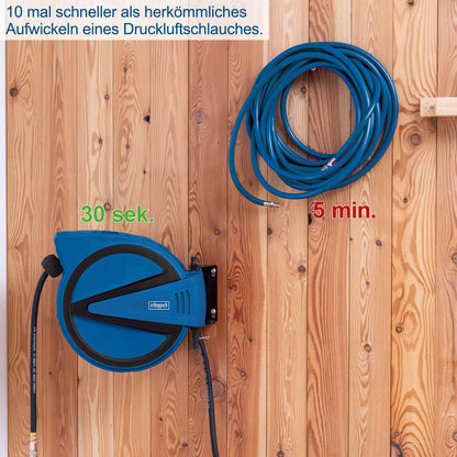 Scheppach AHR15 Druckluft-Schlauchtrommel - Automatik 15m