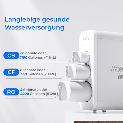 Waterdrop G3P600 Umkehrosmoseanlage - 600 GPD Unterbau