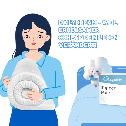 Dailydream Edition Pure M Memory Foam Topper – 90x190cm 5cm