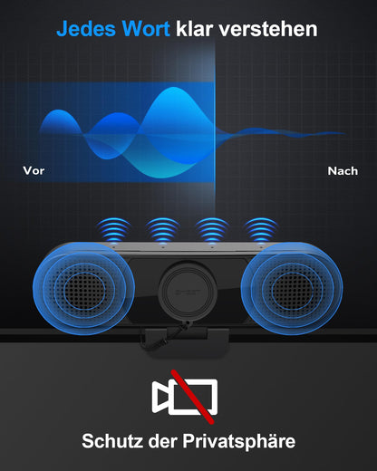 EMEET C980 pro Full HD Webcam - Videokonferenz & Streaming