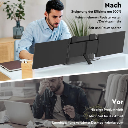 MAGICRAVEN Laptop Bildschirm Erweiterung Triple 14" FHD - USB C