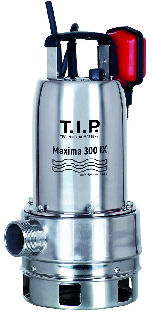 T.I.P. Maxima 300 IX Schmutzwasser-Tauchpumpe – Edelstahl
