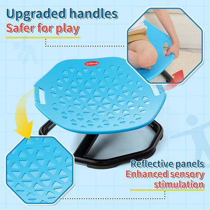 KidBloom Drehstuhl Kinder Autismus ADHS mit Griff – Sensorik