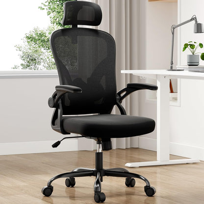 Farini Bürostuhl ergonomisch höhenverstellbar mit Kopfstütze
