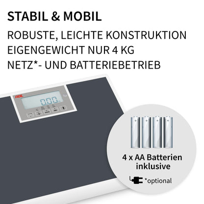 ADE M320600 Professionelle Personenwaage medizinisch ungeeicht