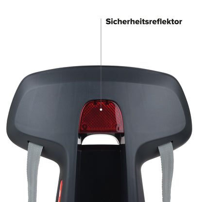 Polisport Guppy Junior CFS Kindersitz Gepäckträger - Grau