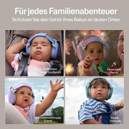 Alpine Muffy Baby Comfort Kapselgehörschutz für Babys, Beige