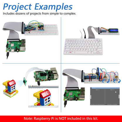 Freenove Komplettes Raspberry Pi Starter Kit – Pi 5 4B 3B+ Zero