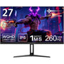 Minifire MFG27F4Q Pro Gaming Monitor 27 Zoll QHD 260Hz 1ms, schwarz. Für schnelles Gaming mit 260Hz und 1ms.