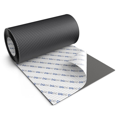 DQ-PP Wandanschlussband Aluminium Butyl 5m x 300mm Graphit RAL 7016, geriffelte 3D-Struktur
