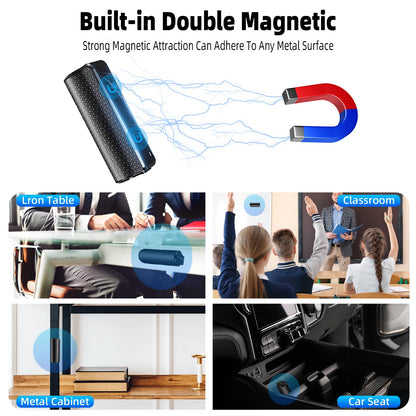 Hinne H-0716 Diktiergerät Mini mit Magnet, Sprachaktivierung & 64 GB