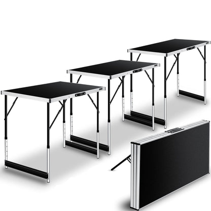 KESSER Multifunktionstisch Profi 3-teilig – Klapptisch höhenverstellbar