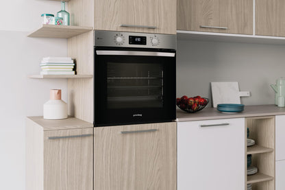 Privileg PBA2S85HU1I Einbau-Backofen mit Heissluft, 71 l, Schwarzglas