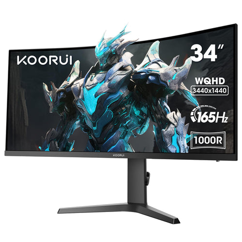 KOORUI 34E6UC 34 Zoll Ultrawide Curved Gaming Monitor 165Hz