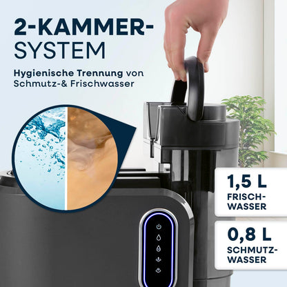 CLEANmaxx Pro Steam Fleckenreiniger Waschsauger für Polster & Teppiche