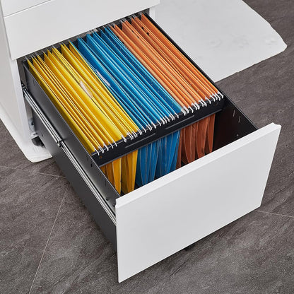 Rollcontainer Büro Aktenschrank – 3 Schubladen abschliessbar