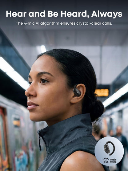 soundcore V40i Open-Ear Kopfhörer, Bluetooth 5.4, IP55, 21 h Akku