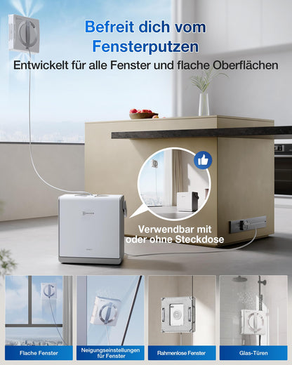 ECOVACS WINBOT W2 PRO Omni Fensterputzroboter - Weiss