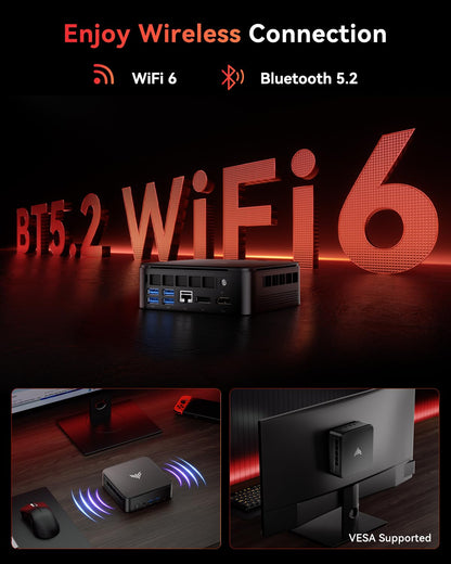 NiPoGi E3B Mini PC Ryzen 5 7430U 32GB/512GB