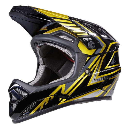 O'NEAL Backflip Knox MTB Downhill Helm - Schwarz Gold XS