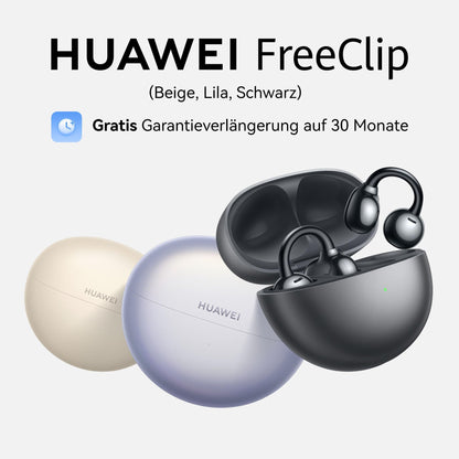 HUAWEI FreeClip Open-Ear-Kopfhörer, kabellos, Schwarz