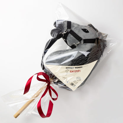 SKIPPI Hobby Horse A3 Steckenpferd Grau im Set