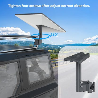 XLTTYWL Starlink Gen 3 Halterung, 360° verstellbar, Aluminium