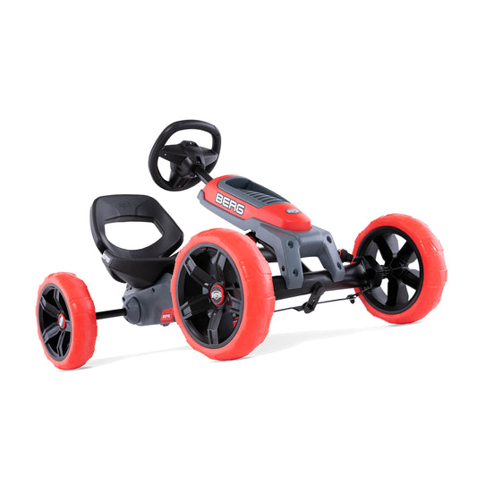 BERG Reppy Pedal-Gokart – Robustes Kinder-Tretfahrzeug. Vierrädriges Tretfahrzeug mit Sitz, Lenkrad und Pedalantrieb für Kinder.
