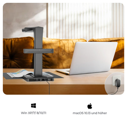 CZUR ET18 Profi Buchscanner A3 - 18 Megapixel Dokumentenscanner
