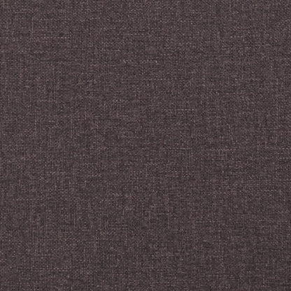 vidaXL Polsterbett Einzelbett - Dunkelbraun 100x200cm Stoff