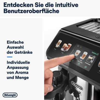De'Longhi Eletta Explore Kaffeevollautomat Cold Brew, Dunkelgrau