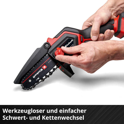 Einhell GE-PS 18/15 Li Akku-Astkettensäge – Power X-Change Bag Kit