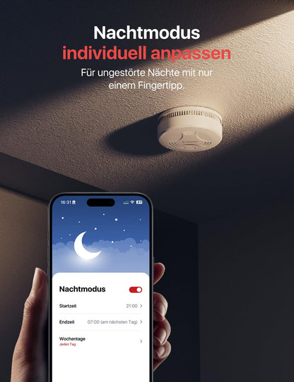 X-Sense SD11-MR61 Smart-Rauchmelder WLAN - 6er Set mit Magnet