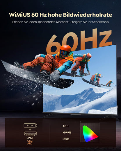 WiMiUS P62 Pro Smart Beamer Full HD 1080P, Autofokus, WiFi 6