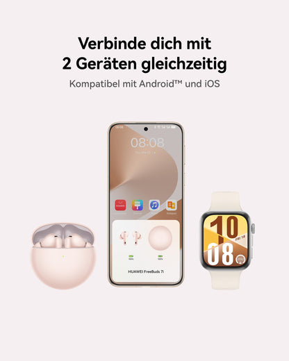 HUAWEI FreeBuds 7i Kabellose In-Ear-Kopfhörer mit ANC 4.0, Schwarz