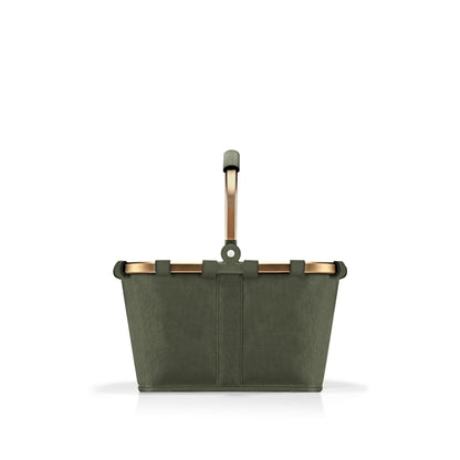reisenthel carrybag XS Einkaufskorb frame gold forest mit Innentasche