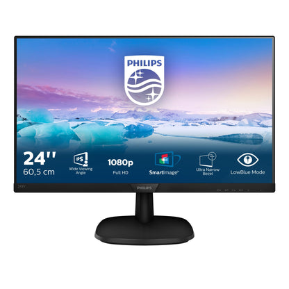 Philips 243V7QJABF 24 Zoll Full HD Monitor - Schwarz