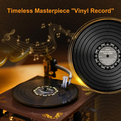 PANTASY Retro-Grammophon Bausatz – Baustein Modell-Set