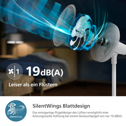 Philips Serie 2000 Standventilator - 2-in-1 Weiss CX2550/00