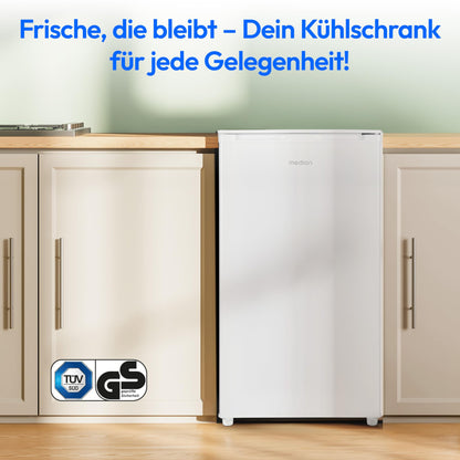 MEDION MD37690 Freistehender Kühlschrank mit Eiswürfelfach 90L