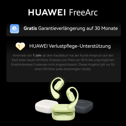HUAWEI FreeArc Open-Ear-Kopfhörer Bluetooth IP57 Schwarz