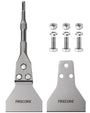 Firecore SDS Plus Bodenschaber-Set 300 x 100 mm mit Ersatzspatel – Stahlschaber für SDS-Plus-Hammer
