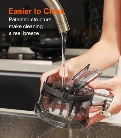 Zasmira Entsafter Slow Juicer – 120mm Einfüllschacht, Kein Vorschneiden